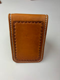 Front pocket wallet, border stamped