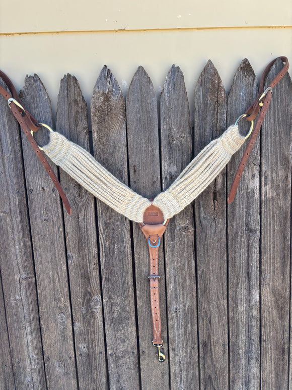 Mohair breast collar