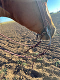 1/2” latigo roping rein