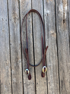 5/8” latigo roping rein